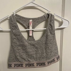 PINK cotton bralette